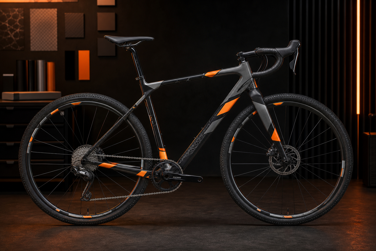 Gravelbike mit individuellem Folien-Design
