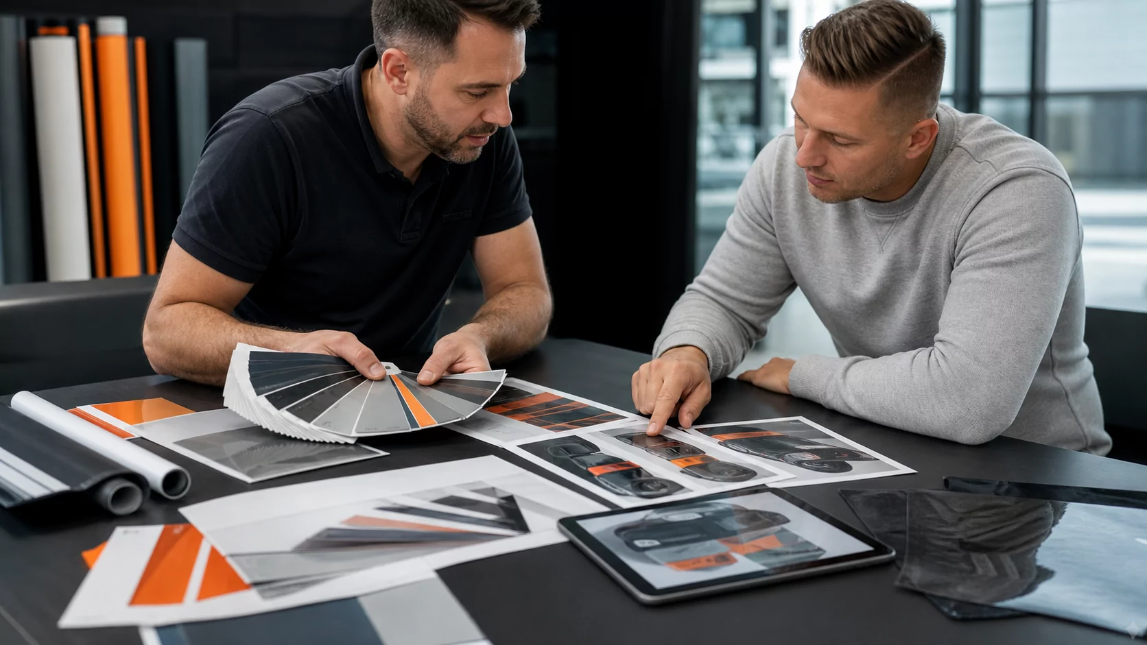 Persönliche Beratung zu Folien, Farben und Gestaltung
